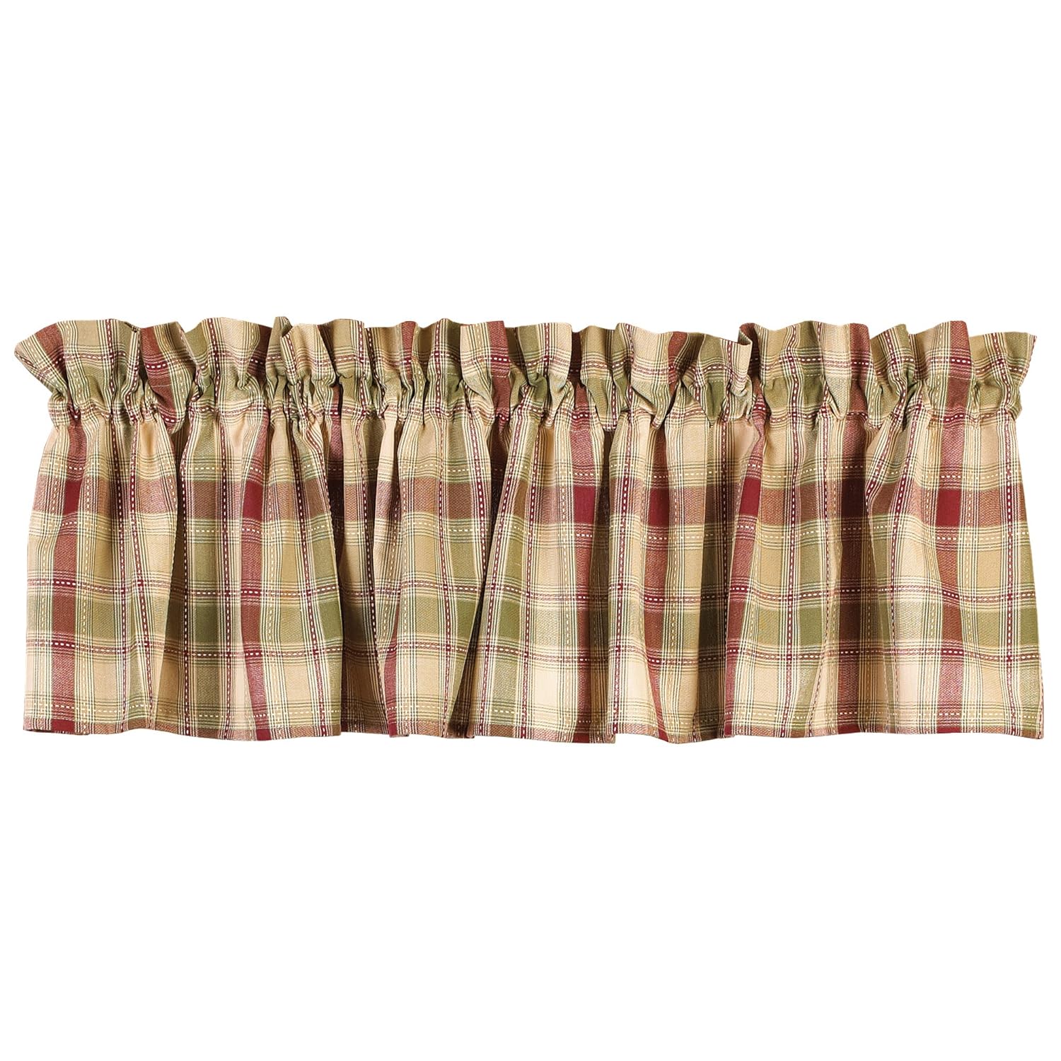 Country House Brandywine Burgundy Sage Green Tan Plaid