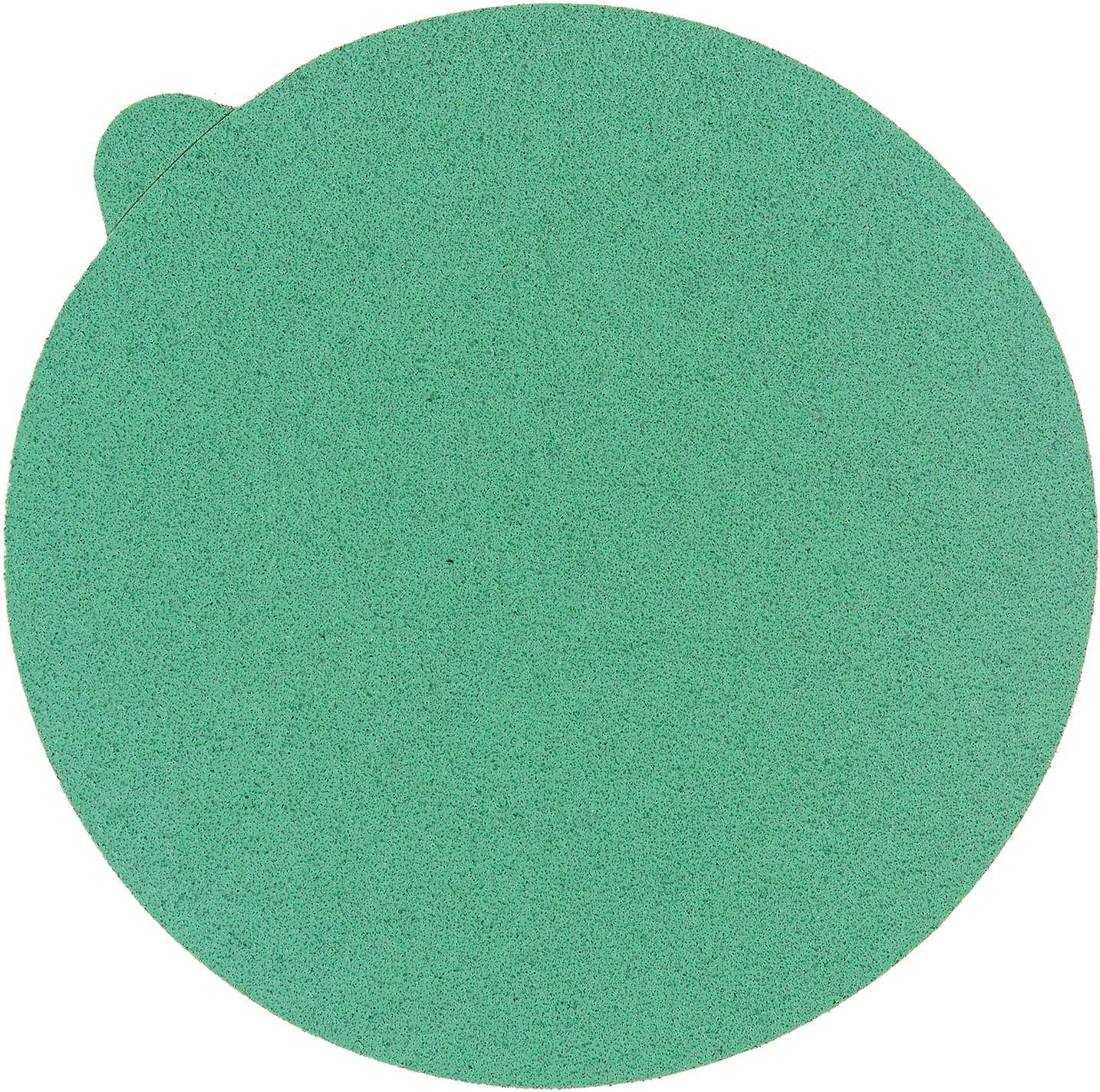 Dura-Gold - Premium Film Back - 80 Grit 5" Green Film - PSA Self Adhesive Stickyback Sanding Discs for DA Sanders - Box of 50 Sandpaper Finishing Discs for Automotive and Woodworking - - 