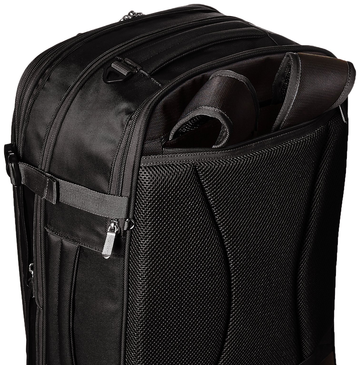 AmazonBasics Carry On Travel Backpack - Black