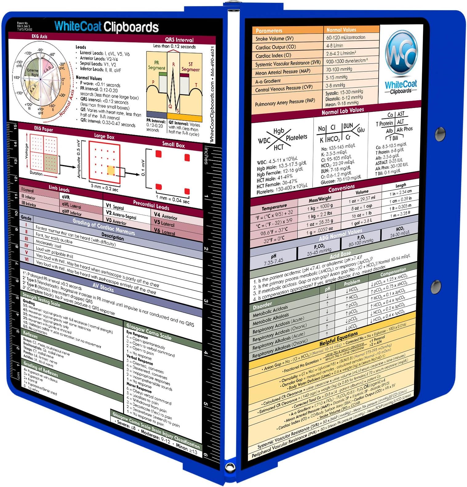 WhiteCoat Clipboard - Blue - Medical Edition by WhiteCoat Clipboard