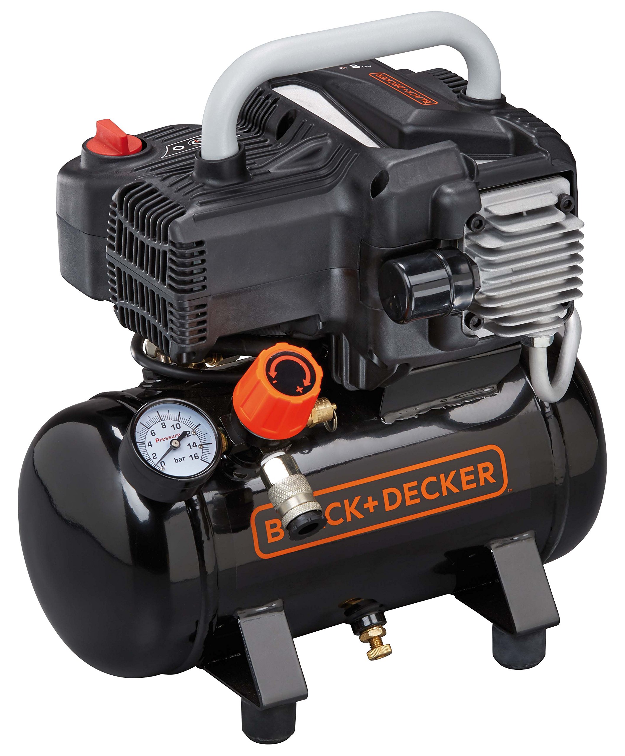 Black+Decker Compresseur Portatif, Noir, Bd195/6 Nk