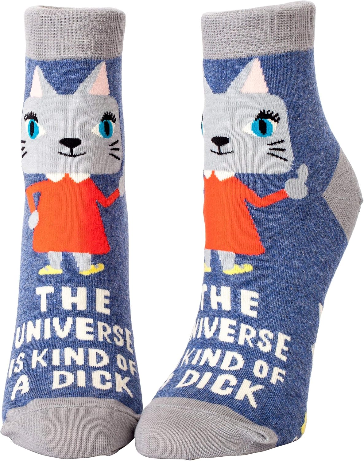 Blue Q Socks, Women's Ankle, Super F--king Awesome, Women's Shoe Size 5-10: Clothing