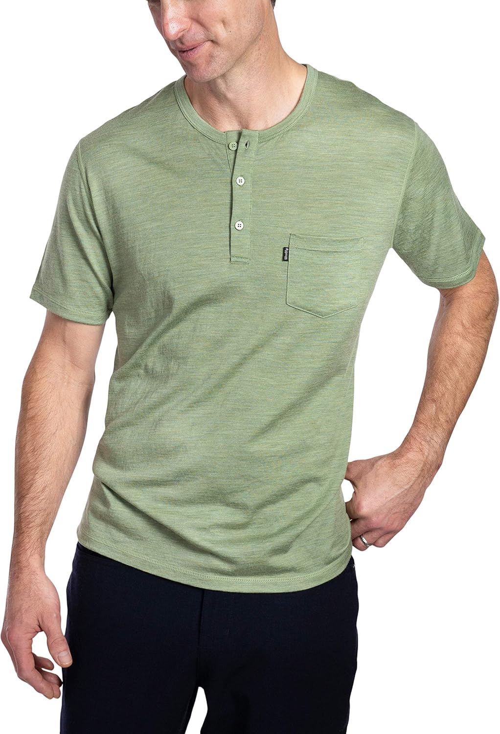 Woolly Clothing Men S Merino Wool Henley Tee Shirt Everyday Weight Wicking Breathable Anti Odor At Amazon Men S Clothing Store