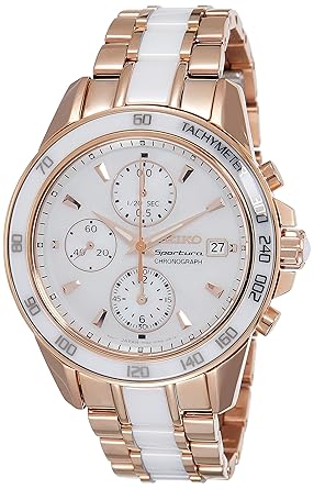 Guess Chronograph White Dial Womens Watch - W0300L1