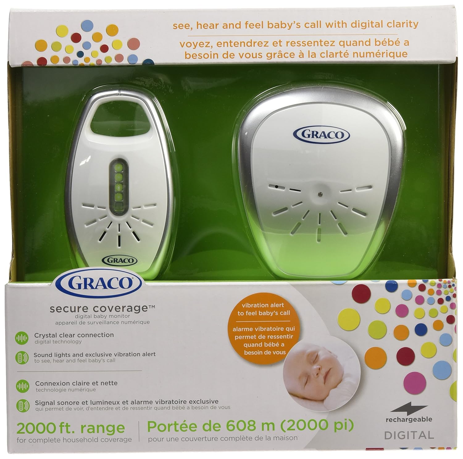 graco secure coverage digital baby monitor