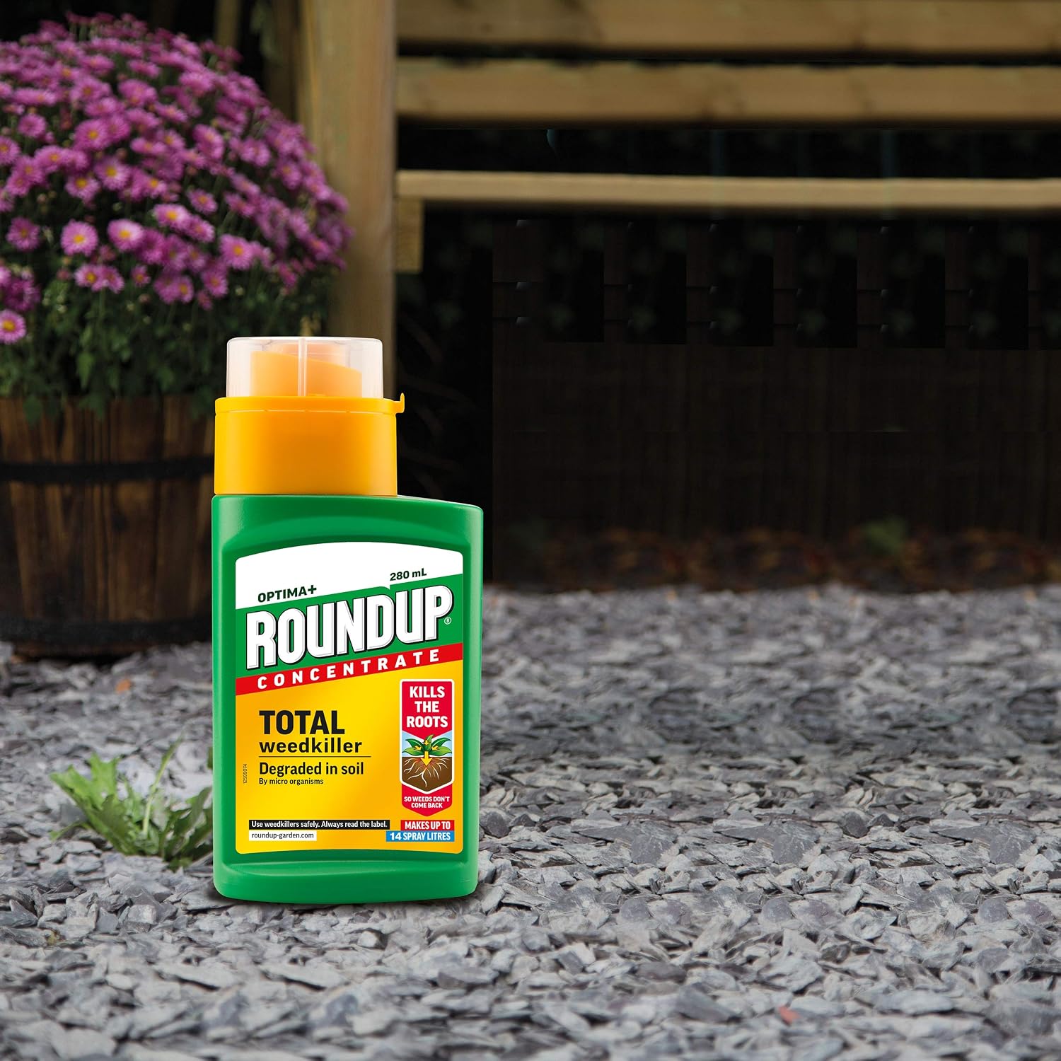 Roundup Optima+ Total Weedkiller, Concentrate, 280 Ml - Image 4