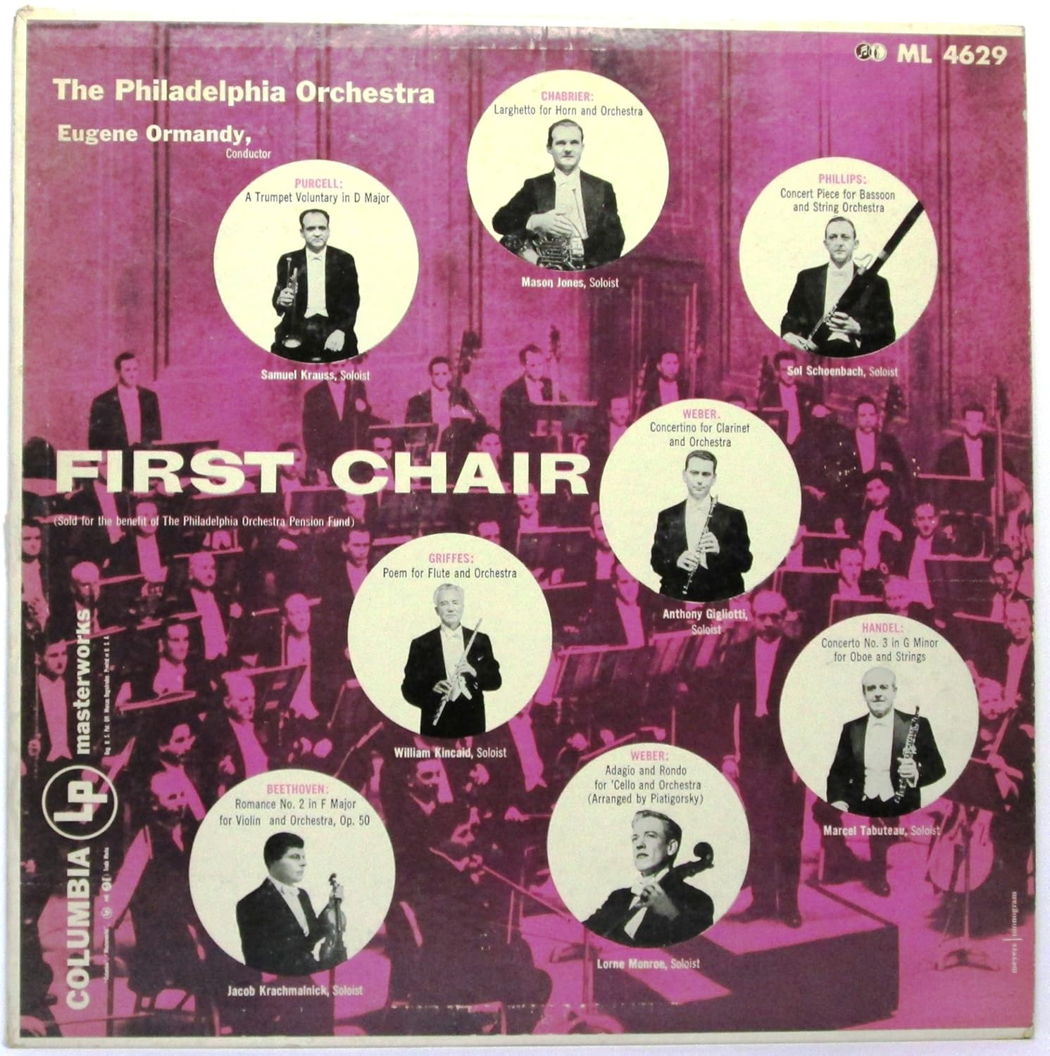 eugene ormandy, Philadelphia orchestra Firstchair Encores Vol 1