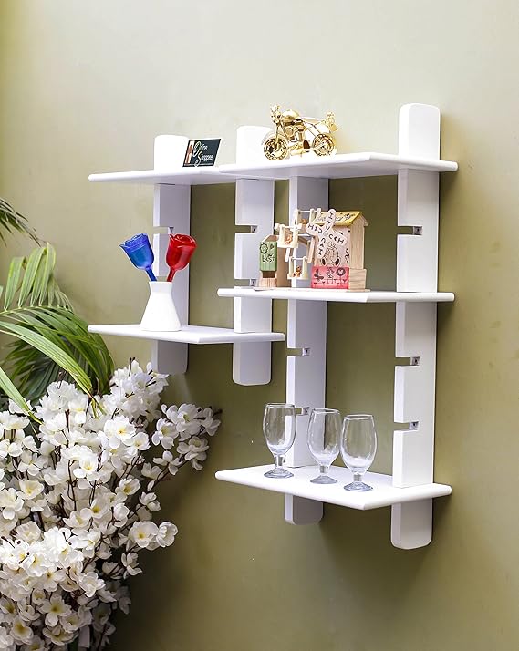 Beautiful Ladder Wall Shelf Amazon.in Home & Kitchen