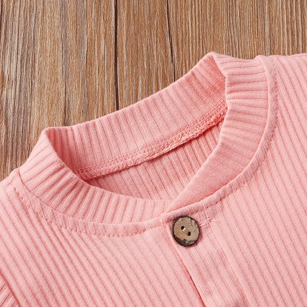 LEDY CHAMPSWIIN SUMMER NEWBORN BABY BOY GIRL CLOTHES SET RIBBED OUTFITS UNISEX INFANT SOLID SHORT SLEEVE TOPS SHORTS 2PCS