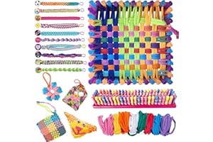 Bokynu Pot Holder Loom Kit for Kids, Weaving Looms Toys for Kids and Adults