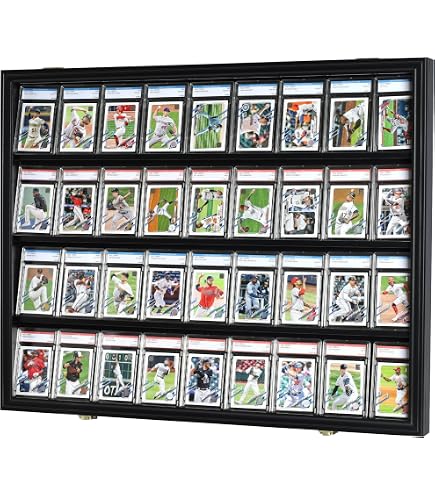 Vitrine Murale Acrylique Pour Cartes De Sport - Boîte De Rangement Et Affichage 29x8x40 Cm | Présentation Cartes Baseball