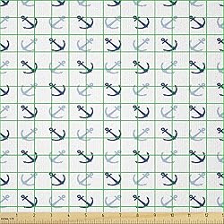 Ambesonne Anchor Fabric by The Yard, Simple