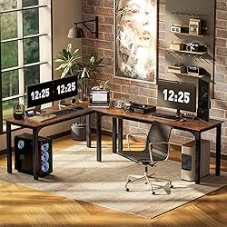 HOMCOM Modern Simple Large Computer Desk, 71" Long