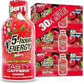 5-hour ENERGY BERRY Flavor, 30 Count, Extra Strength Energy Shot | 1.93 Fl Oz, Amino Acids, B Vitamins, Sugar Free and Zero Calories