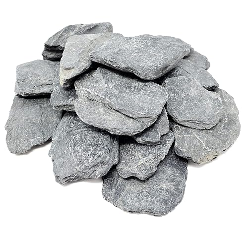 Slate Rocks Anchorage Capcouriers Small Slate Stones (Slate Stones 2 LBS) - Natural Slate ...