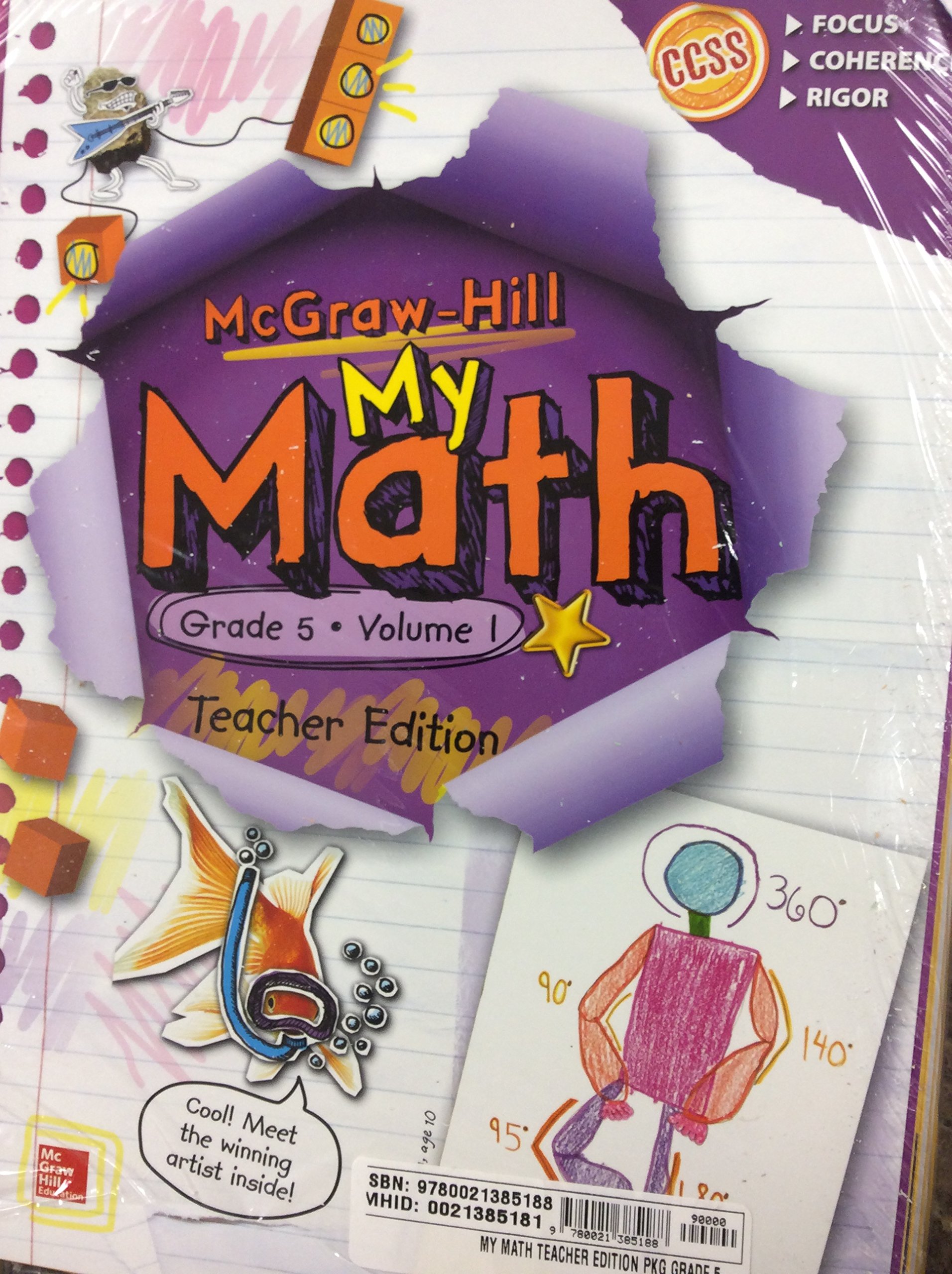 My Math Grade 5 Teacher Edition Pkg Volume 1 2 Mcgraw Hill 9780021385188 Amazon Com Books