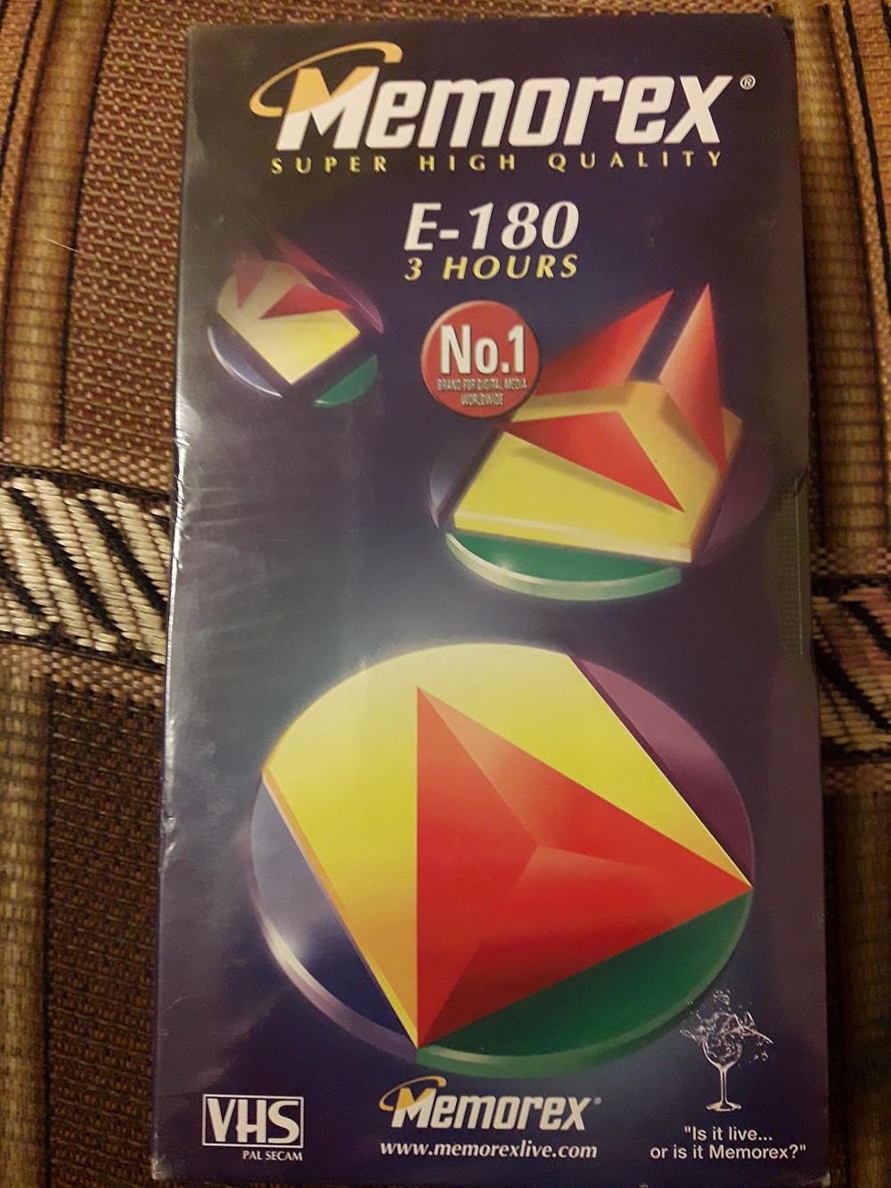 Guvnor E180 SHG Video Tapes Memorex E180 SHG VHS New Seal Broken