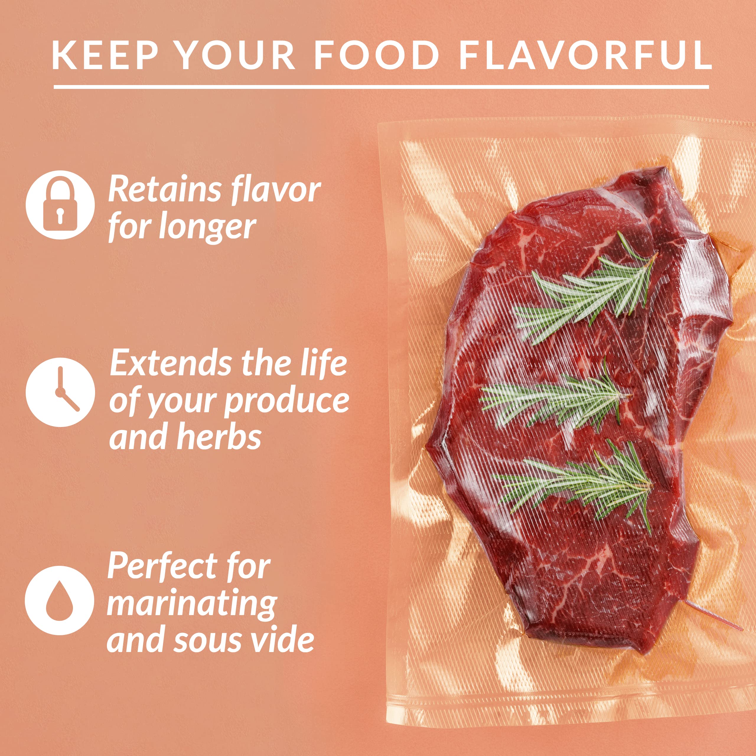 Vacuum Sealer Bags, Set of 2 8