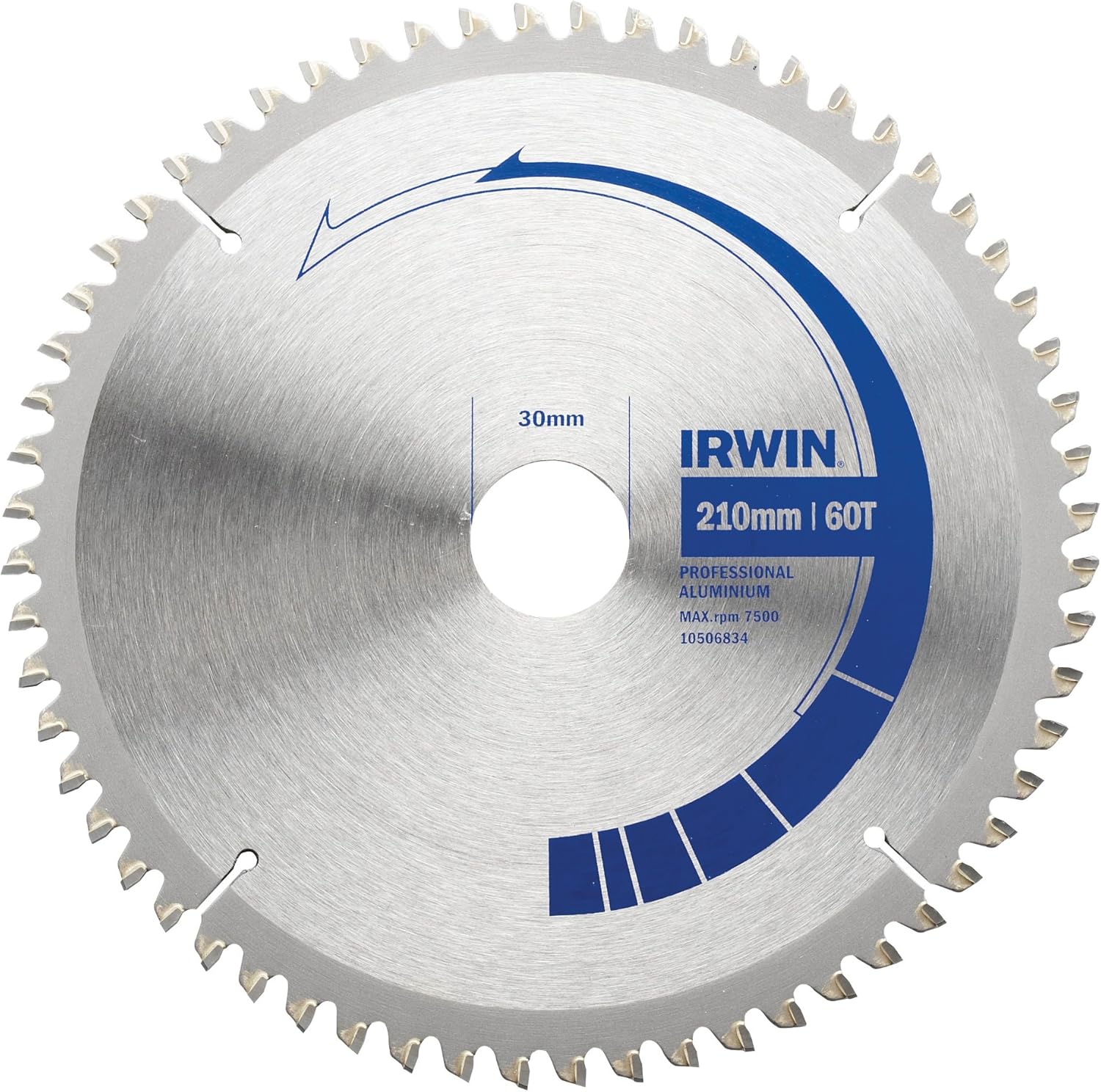 Irwin 10506834 210 x 30mm x 60T Professional Aluminium Circular Saw