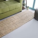 Jute Braided Runner Rug 24x72 Inches (2'x6')- Natural, Hand Woven Reversible Area Rugs for Kitchen Living Room Entryway, Eco