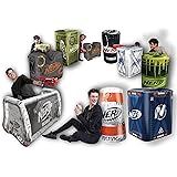 NERF BUNKR Battlezone Stadium Pack - Ultimate Inflatable Battlefield Game (9 Piece Set)