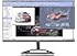 Sceptre E E248W-1920R 24" Ultra Thin LED Monitor HDMI, Metallic