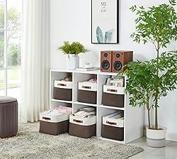 DECOMOMO Storage Bins Fabric Storage Baskets for