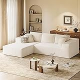 VICTONE 108” Cloud Sectional Couches, Boneless