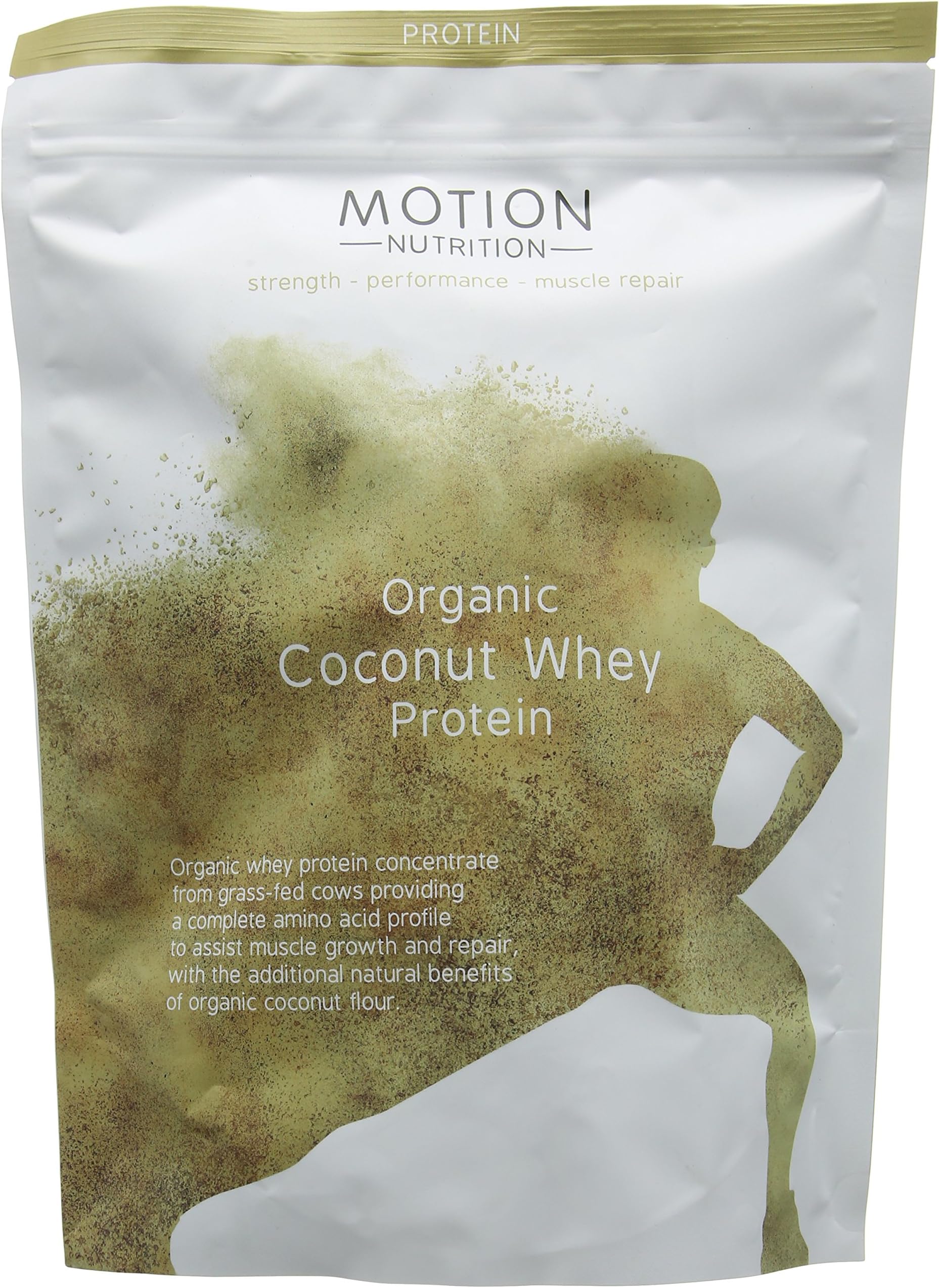 Motion Nutrition Organic Coconut Whey Protein Powder 480 g