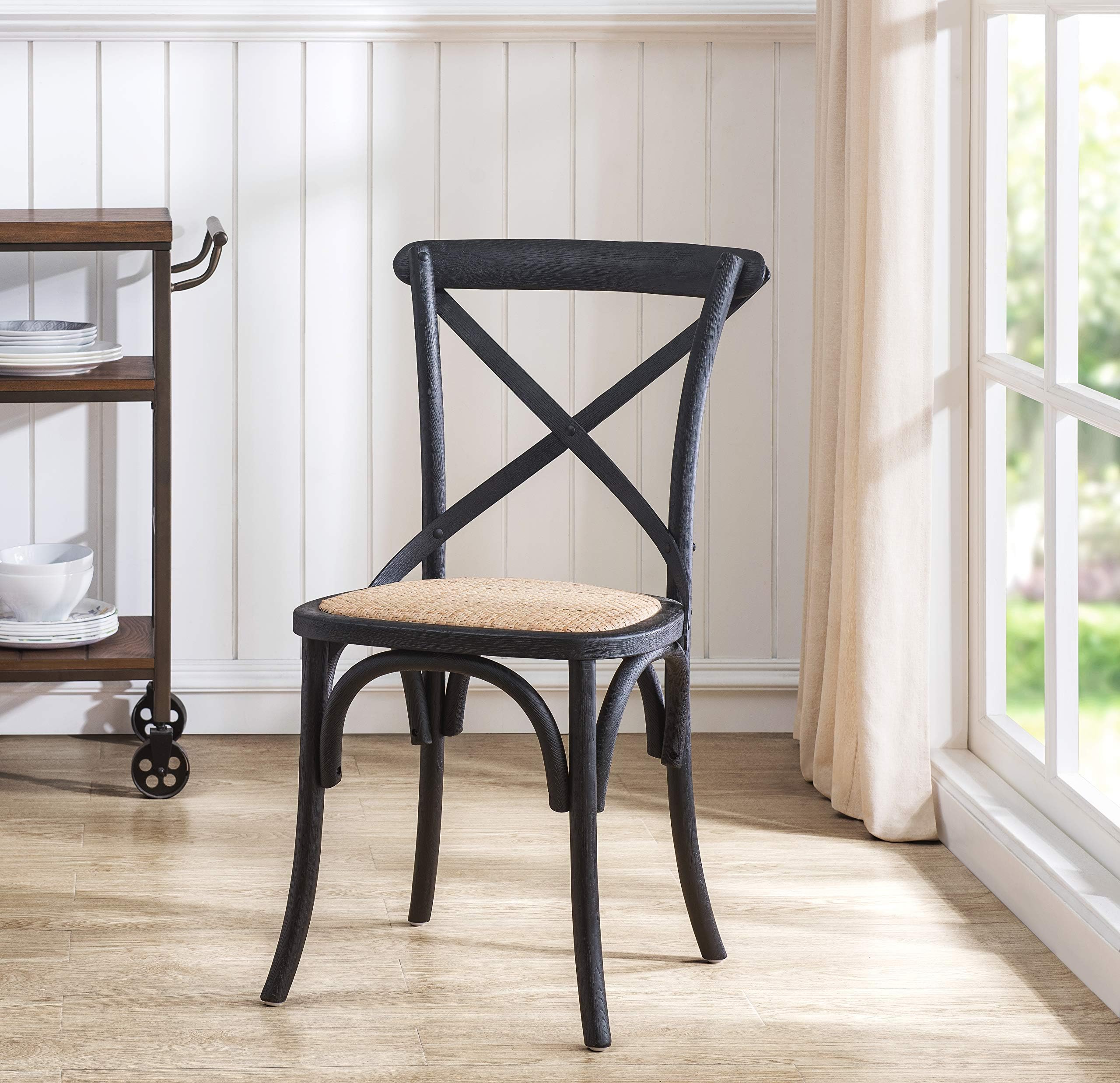 2L Lifestyle Dining Side Chair, Black