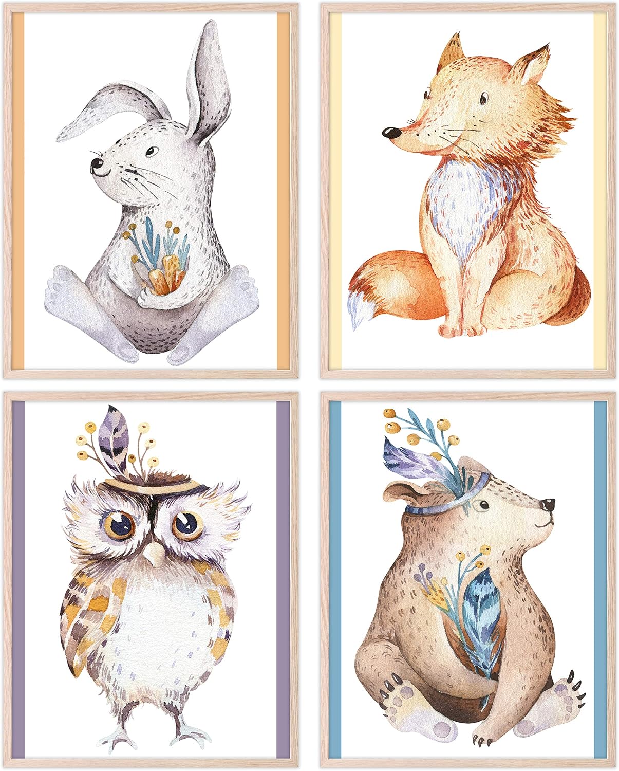 Tableau Chambre Bebe Deco Chambre Bebe Cruny Tableau Chambre Enfant Set De 4 Posters En Affiche Originale Affiche Enfant Poster Enfant Pour Fille Et Garcon Poster Animaux Tableaux Posters Et Arts