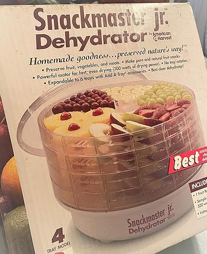 Amazon Com American Harvest Snackmaster Jr Fd 20 Dehydrator Nesco Food Dehydrator Kitchen Dining