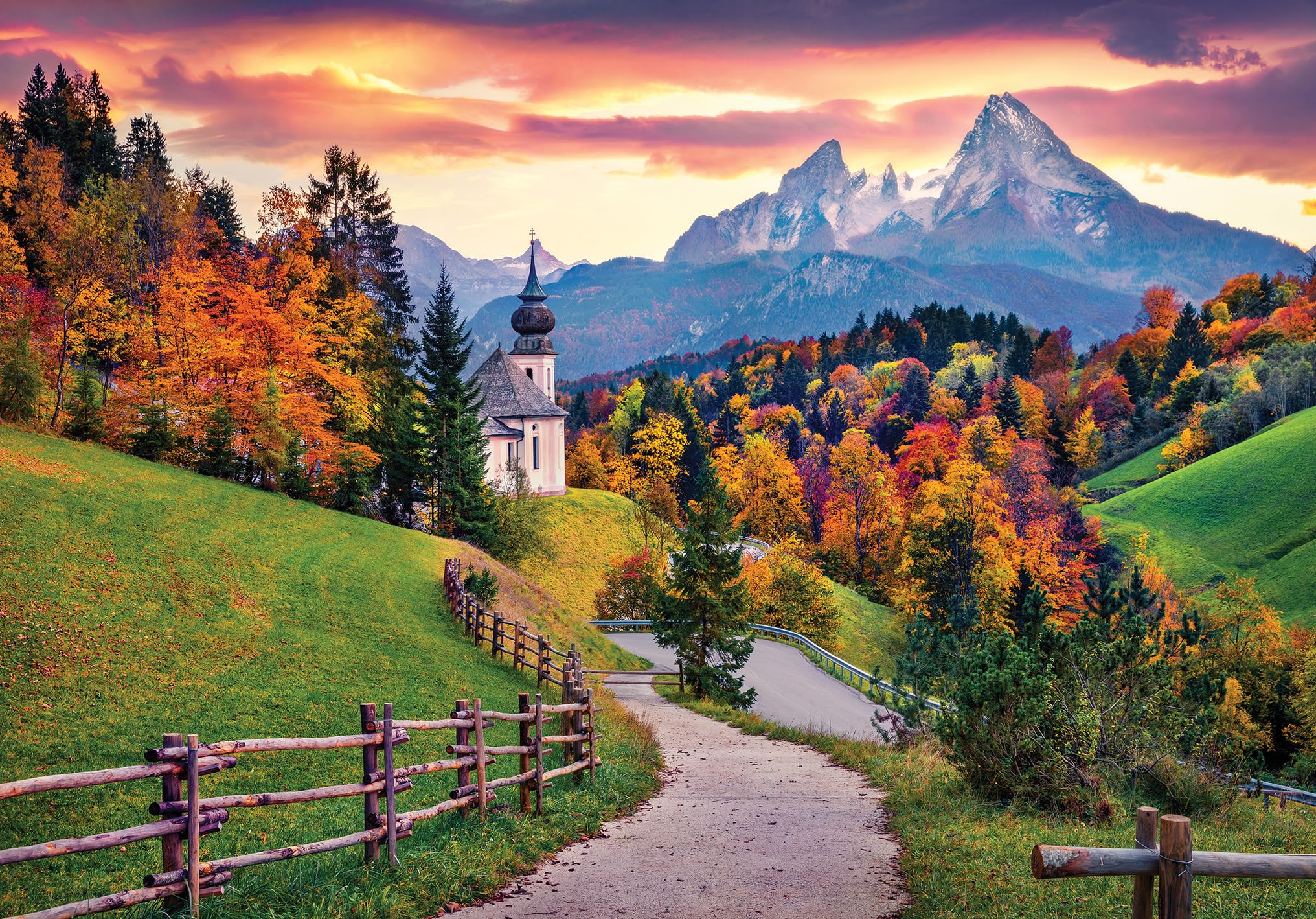 Cheatwell Games 1000 Piece Jigsaw World's Smallest Puzzle Bavarian Alps