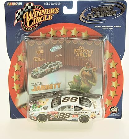 Amazon Com 2002 Action Nascar Winner S Circle Double Platinum Series Dale Jarrett 88 1 43 Scale Die Cast 2 Dp Trading Cards Ups Racing Muppet Show 25 Years Limited Edition Collectible Toys Games
