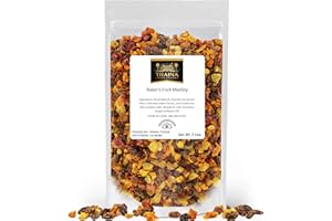 Traina Home Grown Sun Dried Baker’s Fruit Medley - Diced Peaches, Cranberries, Apricots, Pears, Nectarines, and Raisins - Non GMO, Gluten Free, Packed in Resealable Pouch (2 lbs)