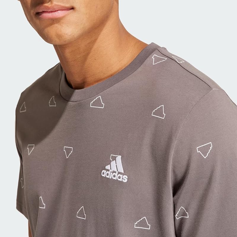 Uomo Seasonal Essentials Monogram Graphic Tee, Charcoal, M