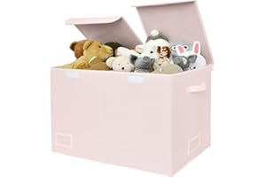 GRANNY SAYS Extra Large Storage Box with Lid, Pack of 1 Kids Storage Organizer Collapsible, Fabric Toy Chest, Dust-proof Toy 