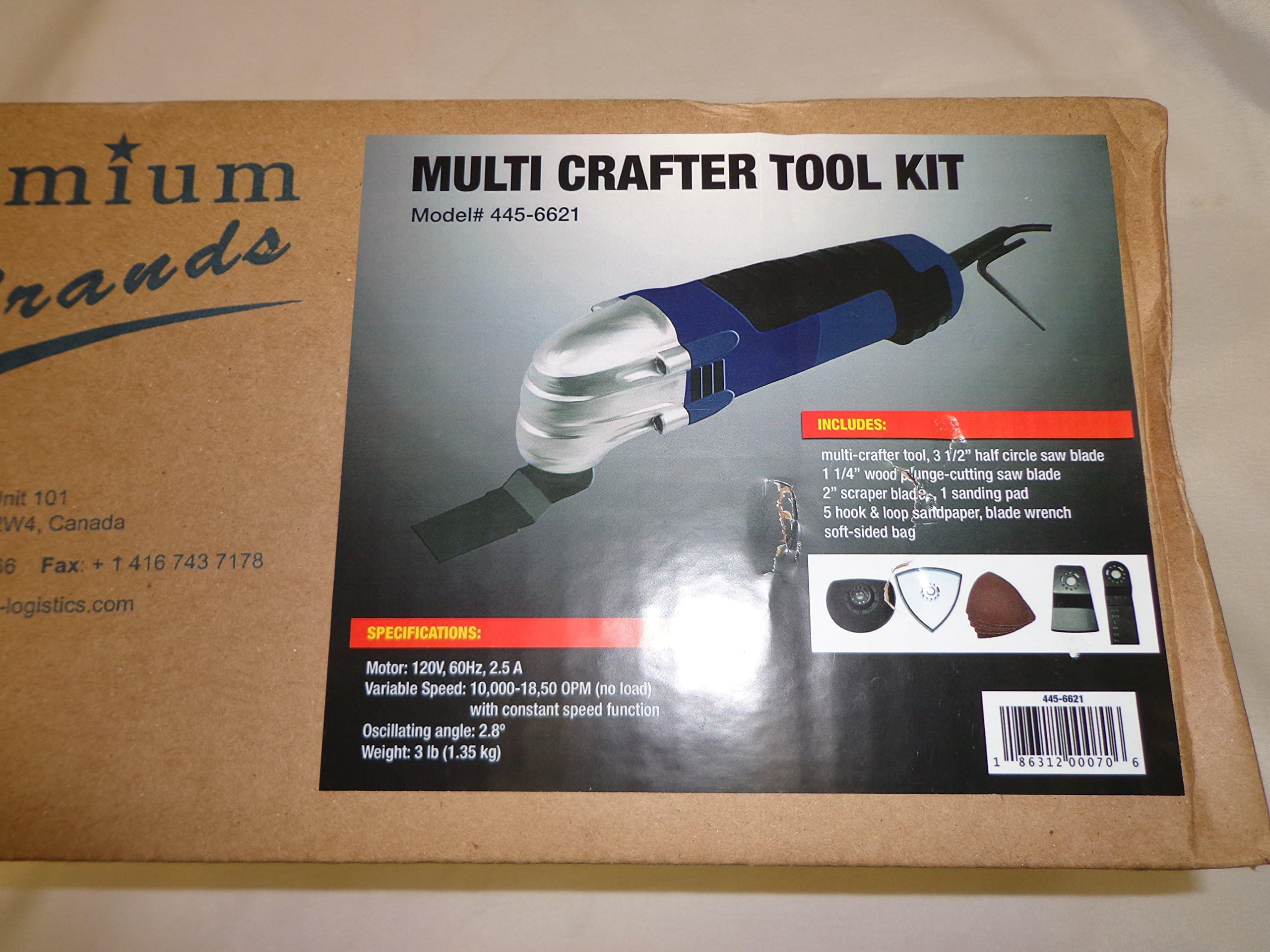 Premium Brands Multi Crafter Tool Kit Model # 445-6621