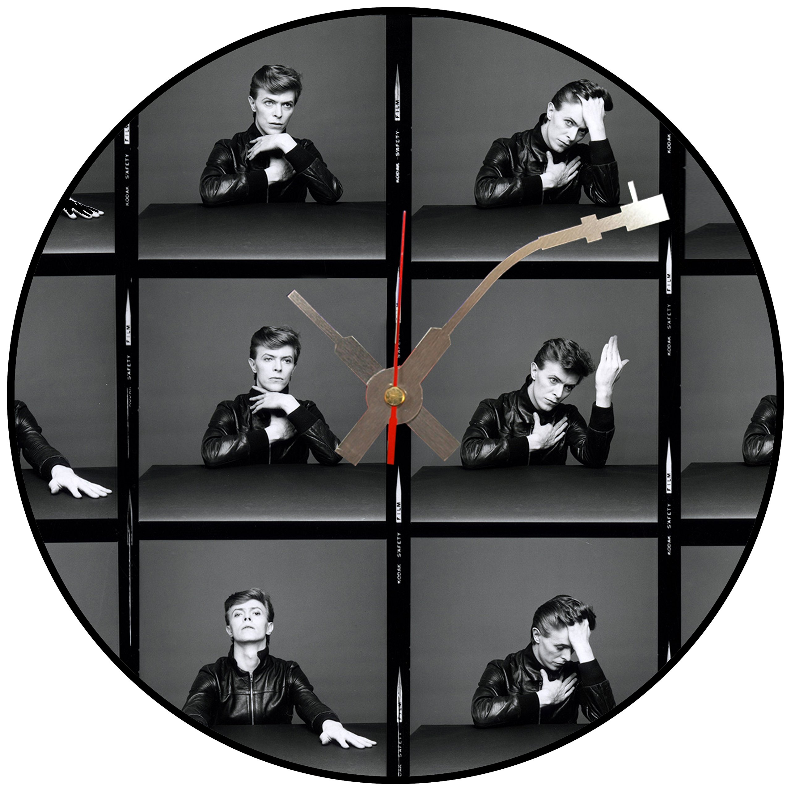 Iconic David Bowie vinyl record wall clock (Multi Photo)
