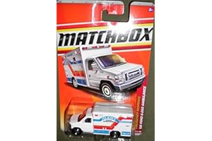 2011 MATCHBOX EMERGENCY RESPONSE WHITE ALERT FIRST RESPONSE AMBULANCE 54 OF 100 '08 FORD E-350 AMBULANCE