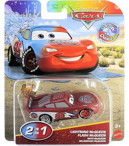 Amazon.com: Cars de Disney y Pixar Color Changers Red Toy Vehicle