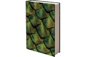 ELLOPI Fun Design, Easy Apply Book Cover 1 Pack. Stretchable Jumbo Jacket Fits Most Hardcover Textbooks Up to 9 x 11". Adhesive-Free, Nylon Fabric Protectors. Washable and Reusable School Supply for Students