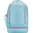 Bentgo Kids 2-in-1 Backpack & Insulated Lunch Bag - Durable 16” Backpack & Lunch Container in Unique Prints for School & Travel - Water Resistant, Padded & Large Compartments (Mermaid Scales)