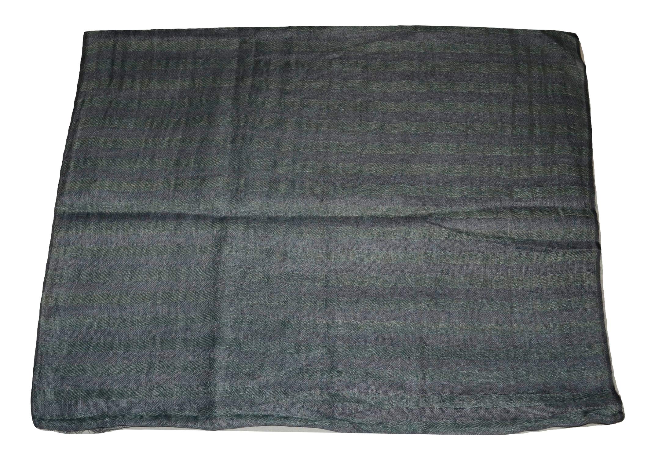 100% Pure Linen Scarf, Two Tone Stripes In Twill & Gauze, Linen Scarf. 100% Pure Linen Scarf, Two Tone Stripes In Twill & Gauze, Linen Scarf.