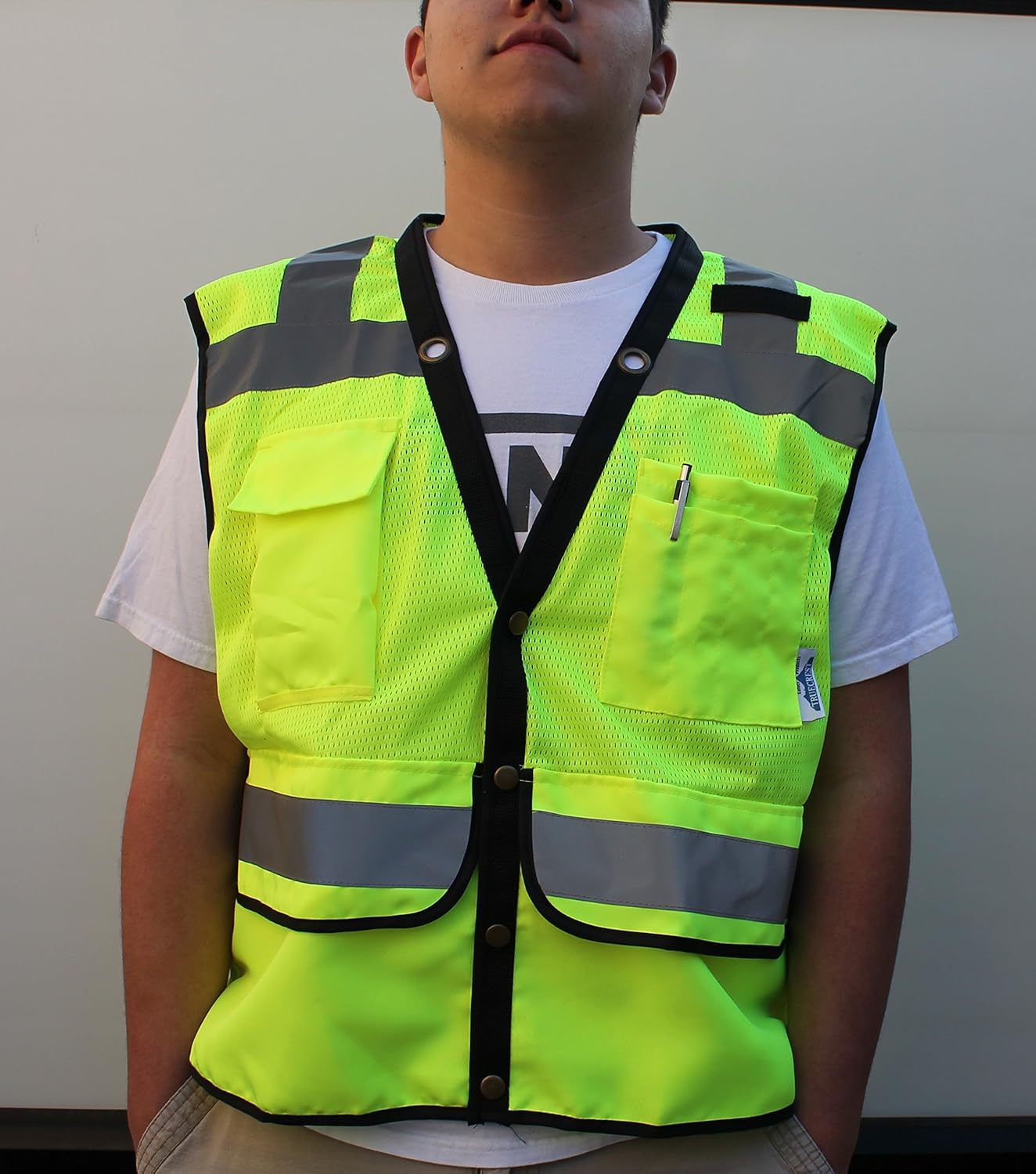 Superintedent Surveyor Class 2 Safety Vest Lime Small to 2XL Free