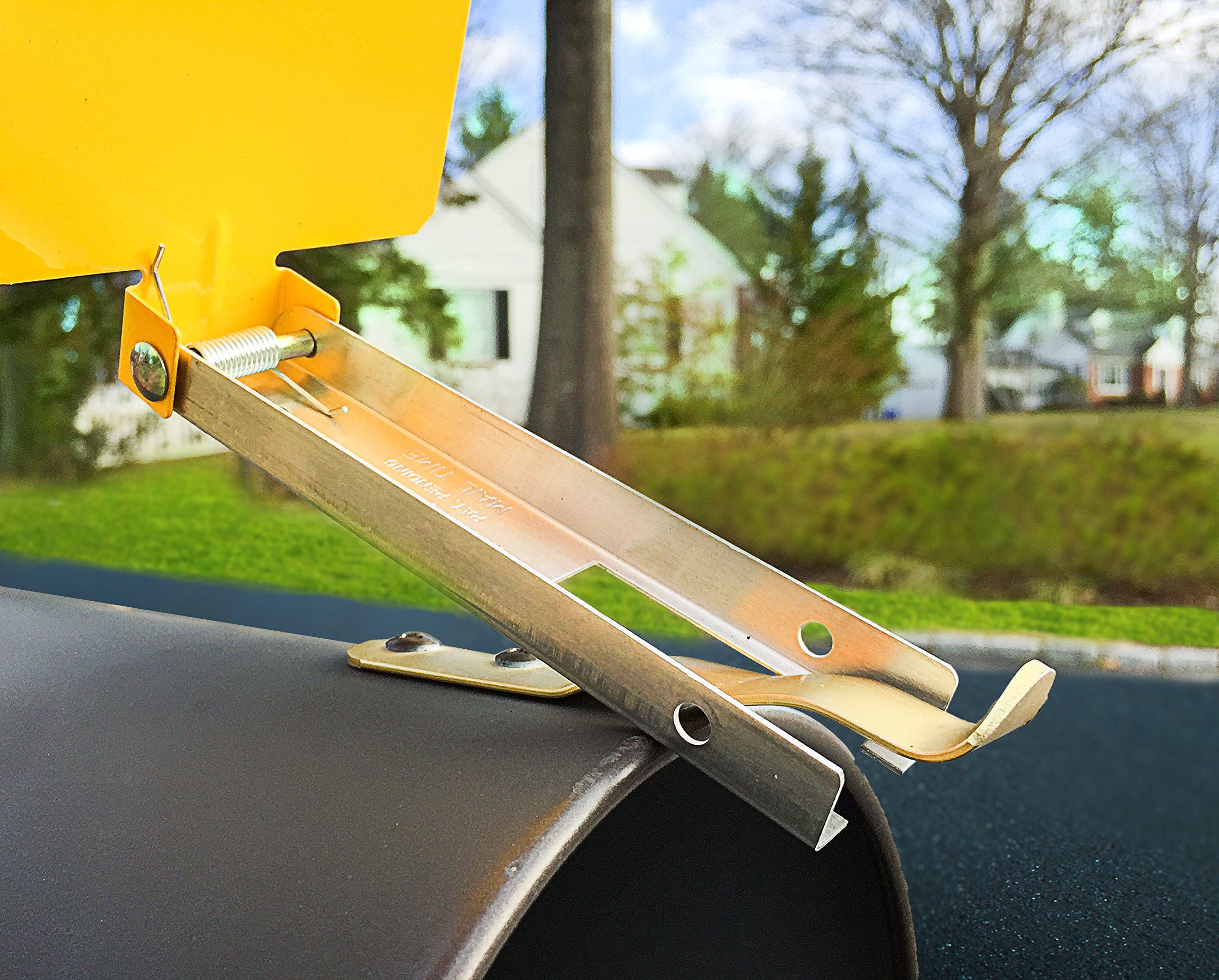 Mail Time! Yellow Mailbox Alert Signal Flag for Long Driveways
