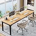 Tribesigns 78.7 Inches Extra Long Computer Desk 2 Person Desk, Double Long Desk, Workstaion for Home Office