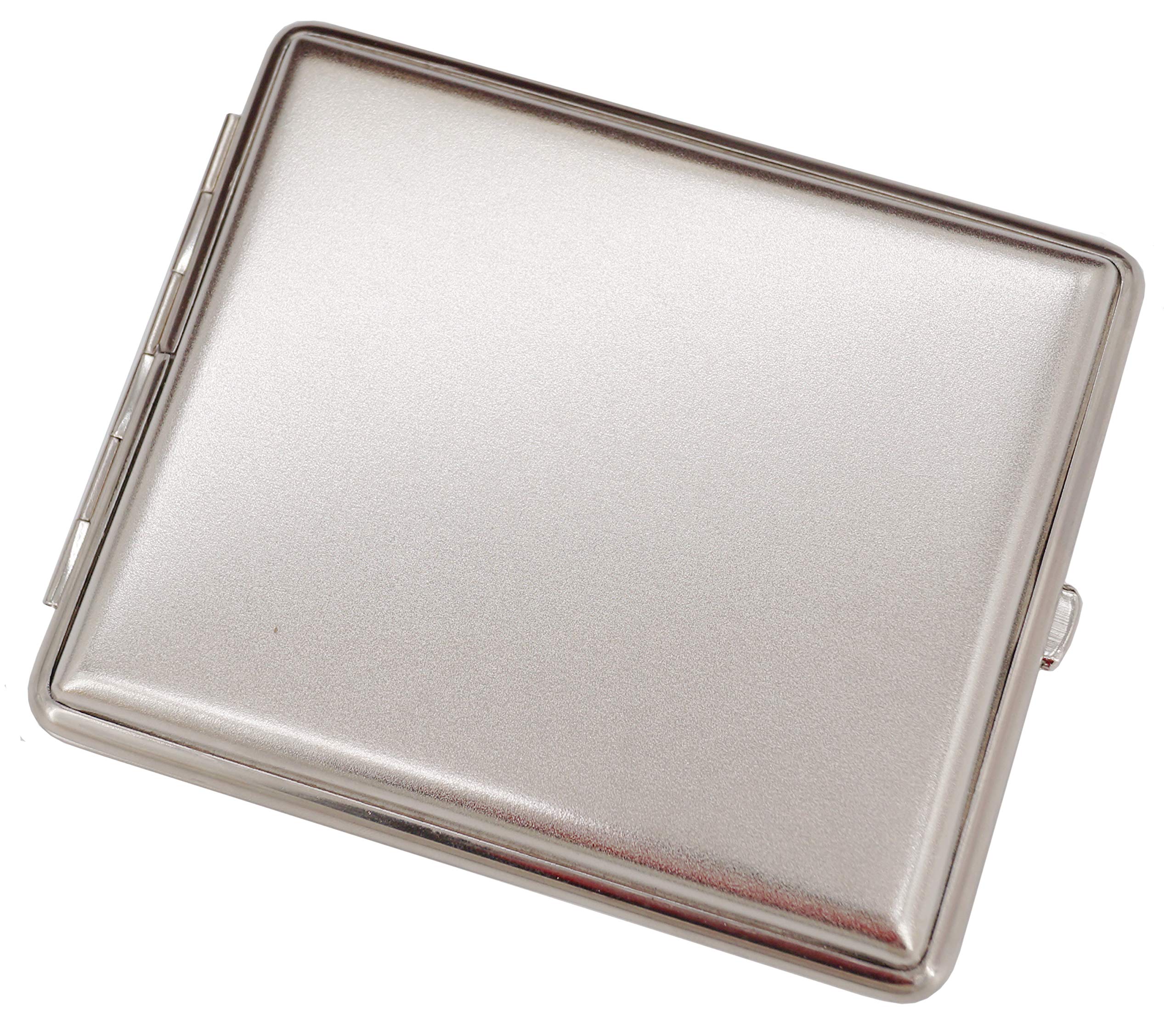 GERMANUS Cigarette Case Nickel matte Engravable 100mm