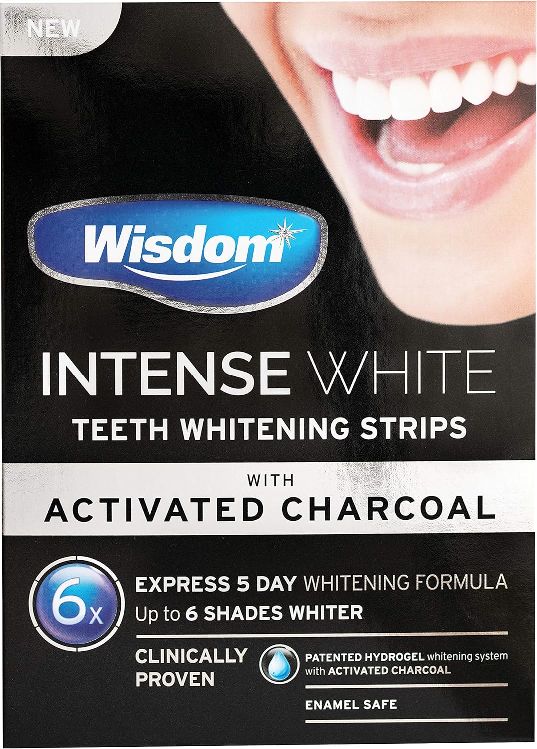 Wisdom Intense White Charcoal Teeth Whitening Strips Amazon.co.uk