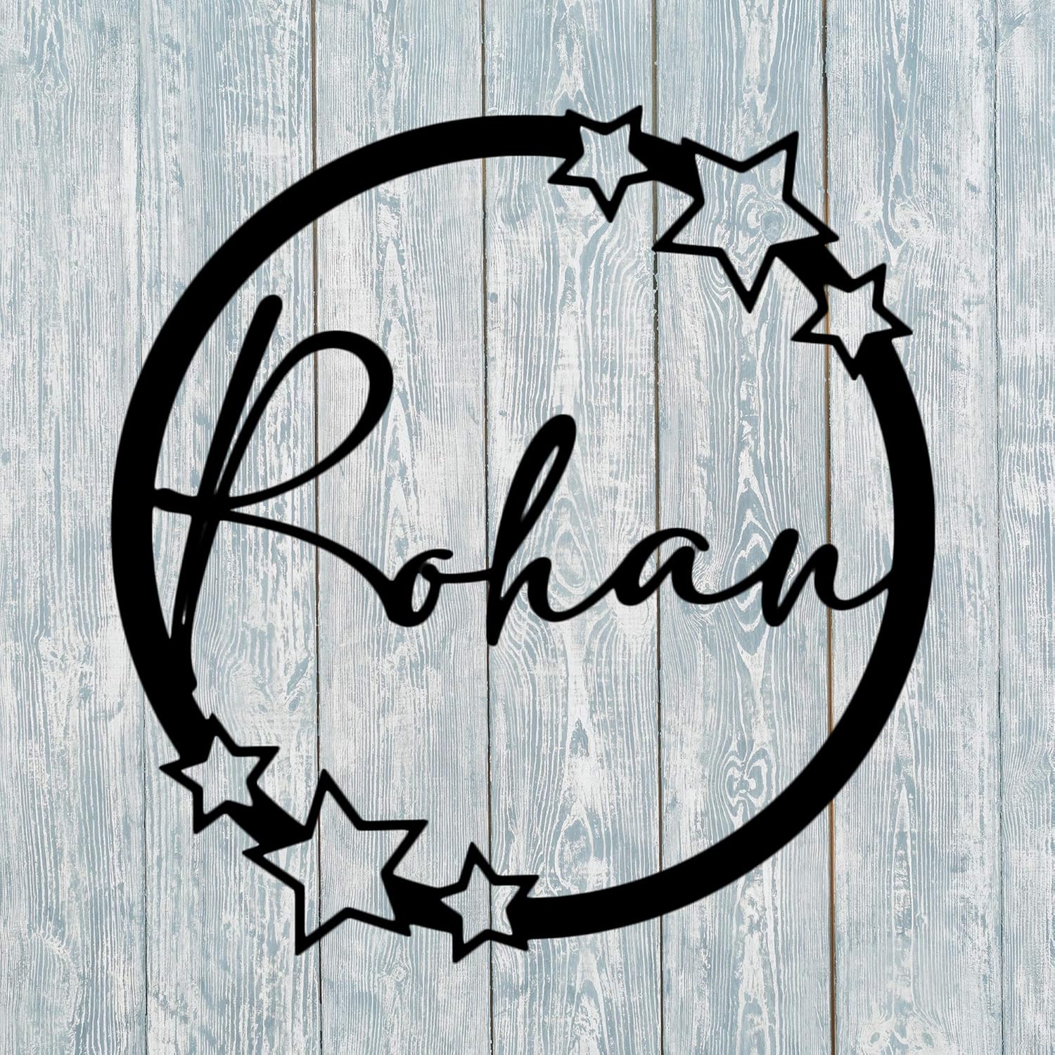 metal name signs for nursery